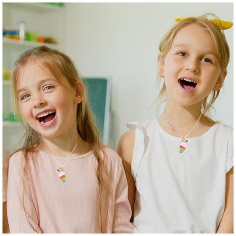 Collana Puzzle Cuore Collana Dell'amicizia, Confezione Da 2 Multicolor - Foto 5