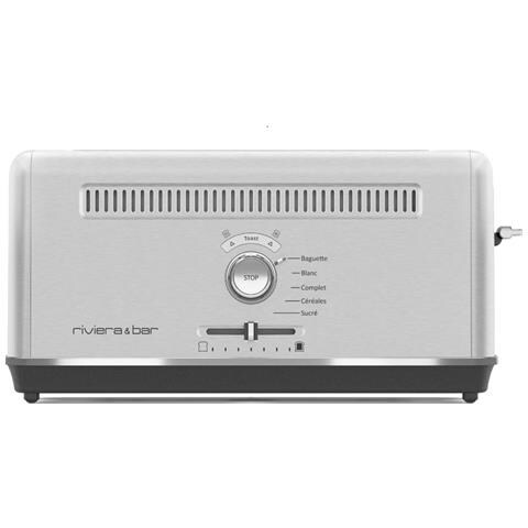 Tostapane QGP660 1 Slot 1010W in Acciaio Inox - Foto 2