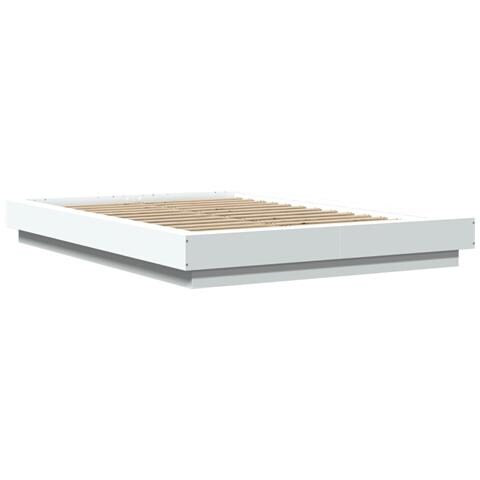Giroletto Con Luci Led Bianco 120x190 Cm In Legno Multistrato - Foto 3