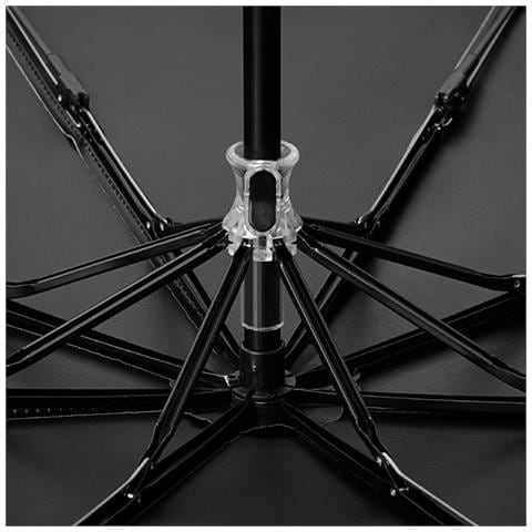 Ombrello Automatico Con Clip - Ombrello Da Viaggio Pieghevole Grey - Foto 2