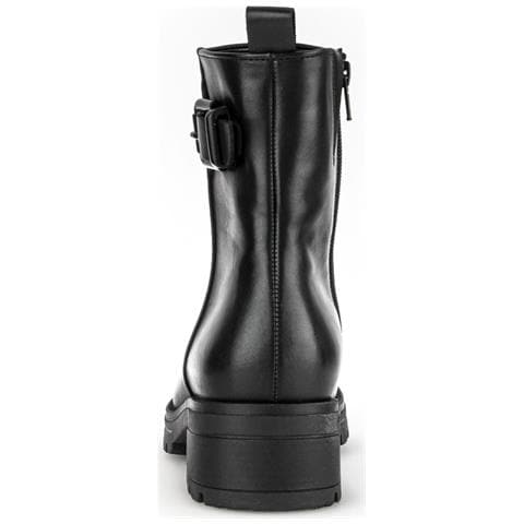 Black Casual Closed Booties Stivaletti Pelle Scarpe Donna Nero Eu 39, 52.780.57 - Foto 3