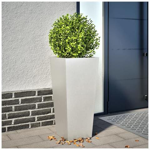 Fioriera da Giardino 35x35x75 cm in Acciaio Inox - Foto 10