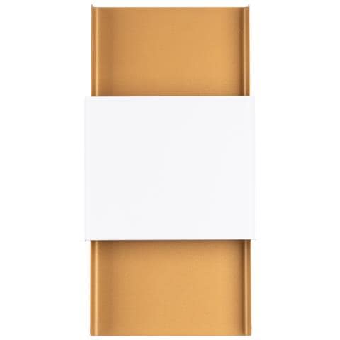 Lampada Da Parete Durlin Oro /bianco Sl. 1353 - Moderno Lampade Da Parete Oro /bianco 40x20x7 Cm - Foto 1