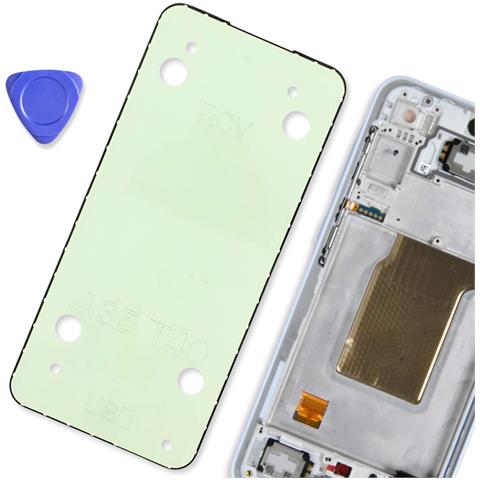 Adesivo Lcd Galaxy A35 Pacchetto Servizio Originale, Trasparente - Foto 4