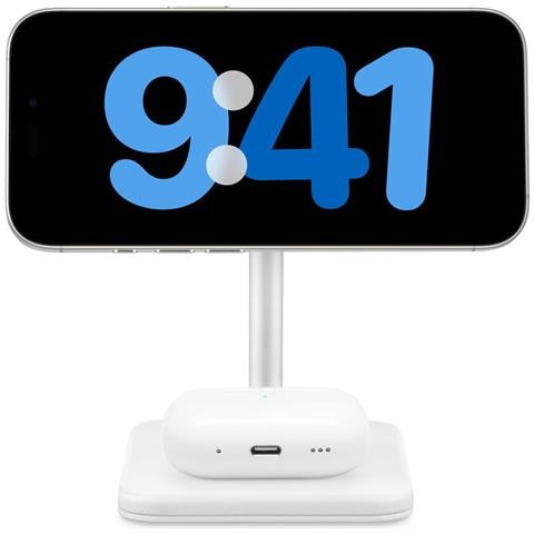 Supporto Di Ricarica Wireless Qi2 2-in-1 Hirise 2 Deluxe Compatibile Con Magsafe, Bianco - Foto 2