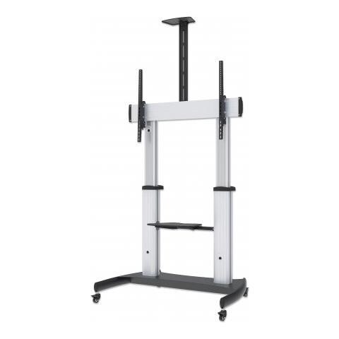 461672 Supporti a parete per TV 2,54 m (100") Pavimento Argento - Foto 1