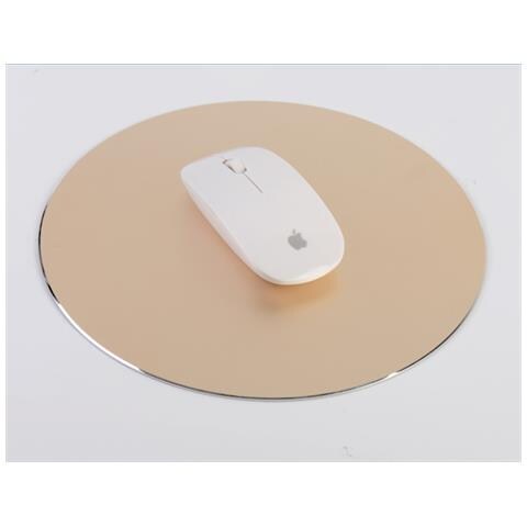 Tappetino Per Mouse Rotondo In Lega Di Alluminio Gold - Foto 1