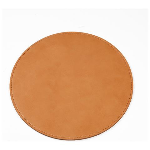 Tappetino Per Mouse Rotondo In Microfibra Brown - Foto 2