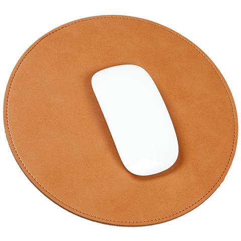 Tappetino Per Mouse Rotondo In Microfibra Brown - Foto 1