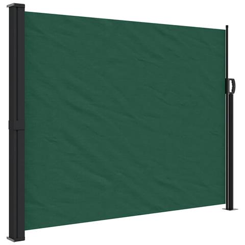 Tenda Laterale Retrattile Verde Scuro 170x300 cm - Foto 1