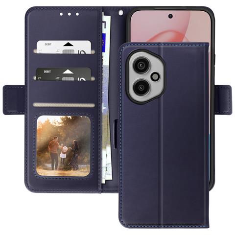 Portafoglio Honor 400 Anti-rfid Con Porta Carte, Blu Notte - Foto 1