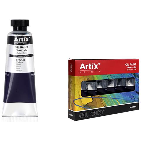 Pack 6 Uds. Pittura Ad Olio Expert 50 Ml Viola - Foto 1