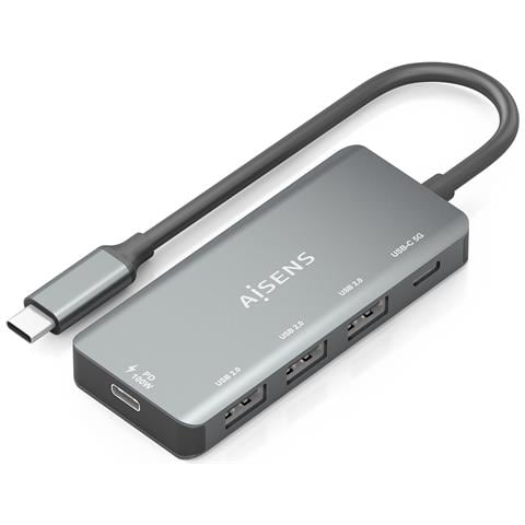A109-0945 replicatore di porte e docking station per laptop Cablato USB 3.2 Gen 1 (3.1 Gen 1) Type-C Grigio - Foto 1