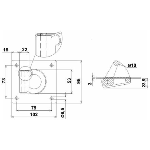 Anello Fermacarico Con Molla Antirumore 102x95mm - Foto 2