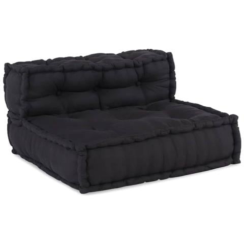 Cuscino 4 pcs Antracite 70 x 70 x 54 cm Poliestere - Foto 2