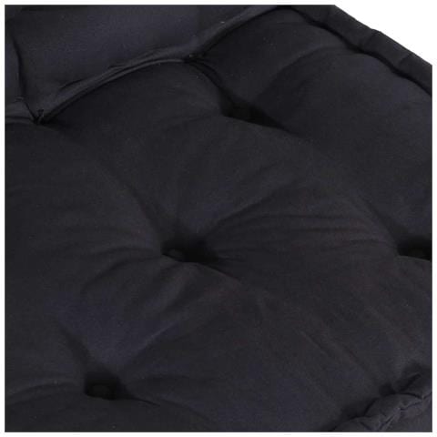 Cuscino 4 pcs Antracite 70 x 70 x 54 cm Poliestere - Foto 8