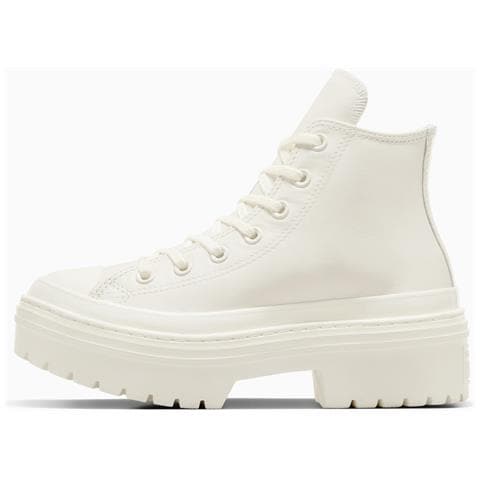 Chuck Taylor All Star Lugged Heel Leather Platform A10370c, Donne, Beige, 36 - Foto 7