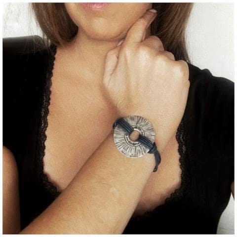 Bracciale Etnico Argento-blu Mare - Foto 3