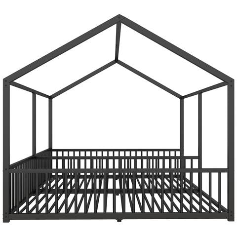 Letto A Castello Modello Casa In Metallo, Per Due Bambini, Robusto - Foto 2
