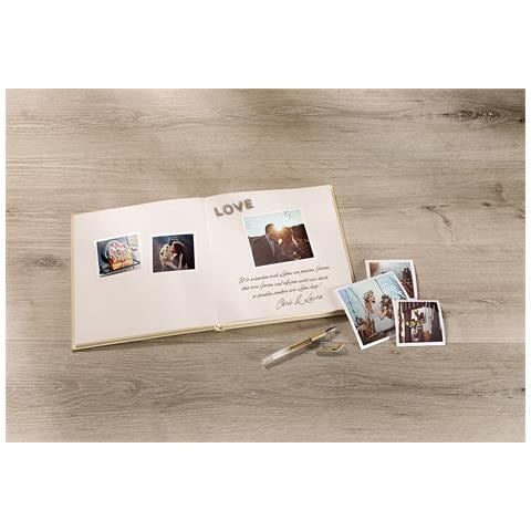 Libro Degli Ospiti Fun, Sabbia, 26x25 Cm - Foto 3