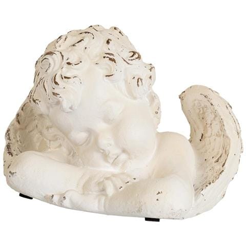 Figura Angelo In Magnesio Bianco 29x18x19h - Foto 1