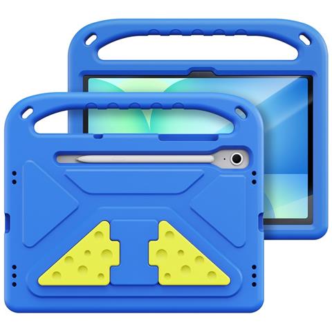 Cover per Galaxy Tab S10 FE - Blu, Antiurto, Con Soporte - Foto 2