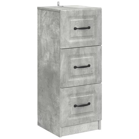 Mobile con Cassetti Grigio Cemento 33 x 34,5 x 87 cm - Foto 1