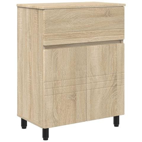 Mobiletto da bagno Rovere Sonoma 60 x 35 x 80 cm - Foto 1