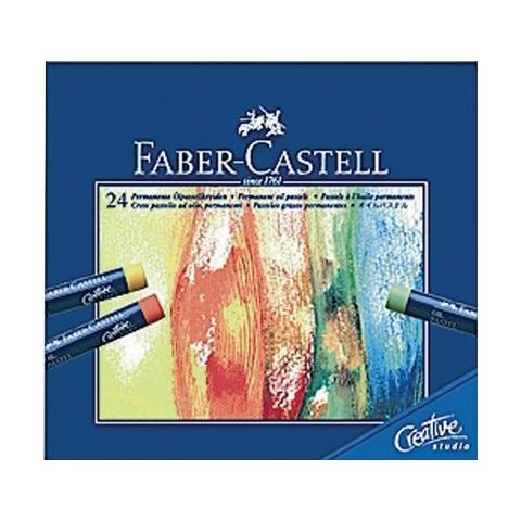 Oil Pastel Creative Studio Faber Castell - assortiti - 127024 (conf. 24)  - Foto 1