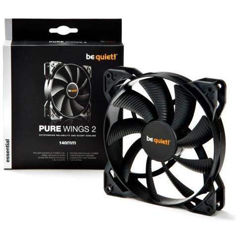PURE WINGS 2, 140mm, Ventilatore, Computer case, 14 cm, Nero, CE, TÜV, UL, 1,08W - Foto 1