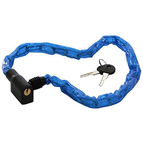 Catena con lucchetto a scatto per cicli Cm 60 2 chiavi in dotaione - Foto 2