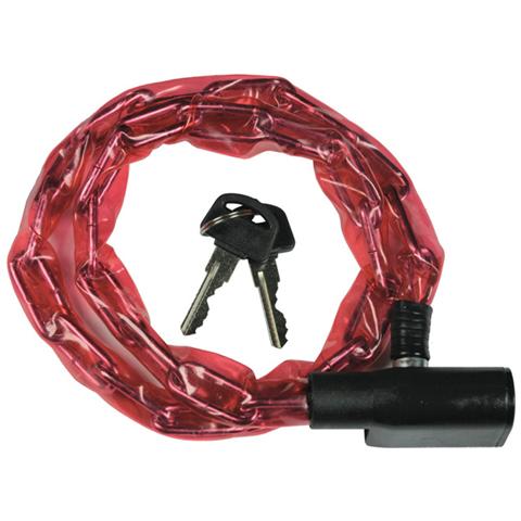 Catena con lucchetto a scatto per cicli Cm 60 2 chiavi in dotaione - Foto 1