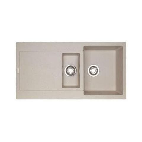 Lavello MRG651SH 1 Vasca e 1 Vaschino Gocciolatoio Reversibile Dimensioni 97 x 50 cm Colore Sahara Serie Maris - Foto 1