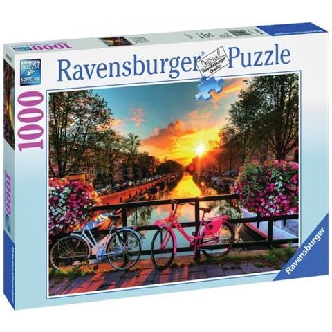 Puzzle 1000 Biciclette Amsterd - Foto 1
