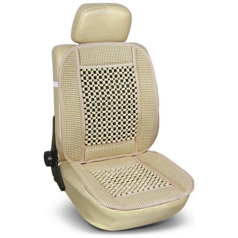 Schienale Estivo In Fibra Di Raffia E Legno ""california"" Avorio - Foto 1