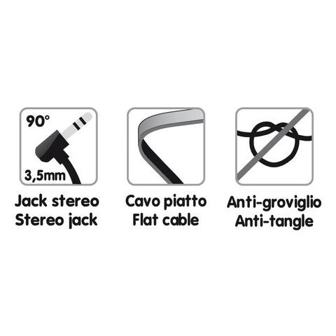 Cavo Aux-autoradio Phixia90 120cm - Foto 2