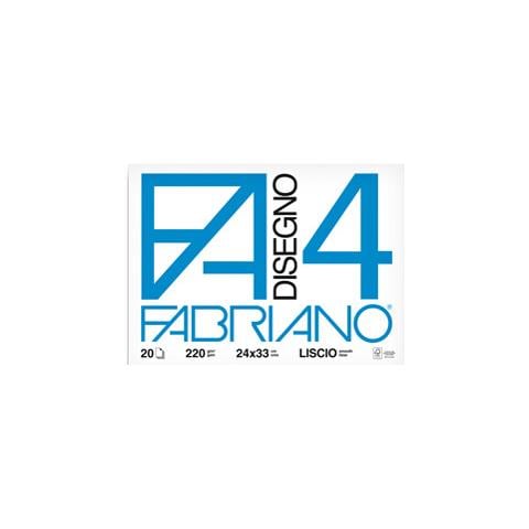 Blocco Fabriano F4 Liscio 24x33mm 220gr 20fg - Foto 3