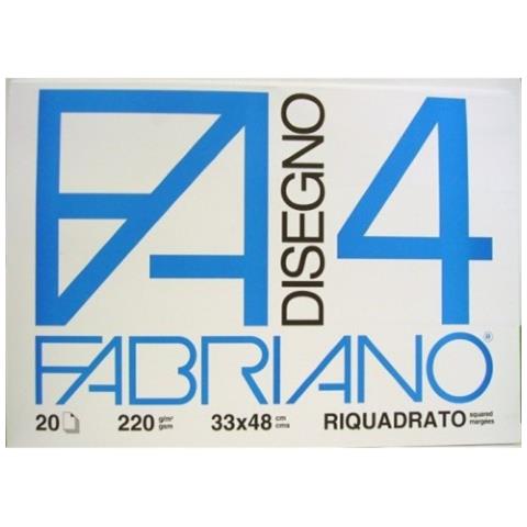 Blocco Fabriano F4 Liscio 24x33mm 220gr 20fg - Foto 2
