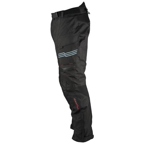 Pantaloni Impermeabile Moto Termica Estraibile Strisce Riflettenti Nero 40 - Foto 2