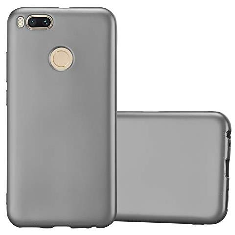 Custodia Compatibile Con Xiaomi Mi A1 / 5x In Grigio Metallico - Coperchio Protettivo In Silicone Tpu Flessibile - Foto 1