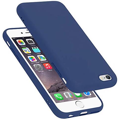 Custodia Compatibile Con Apple Iphone 6 In Liquid Blu - Coperchio Protettivo In Silicone Tpu Flessibile - Foto 1