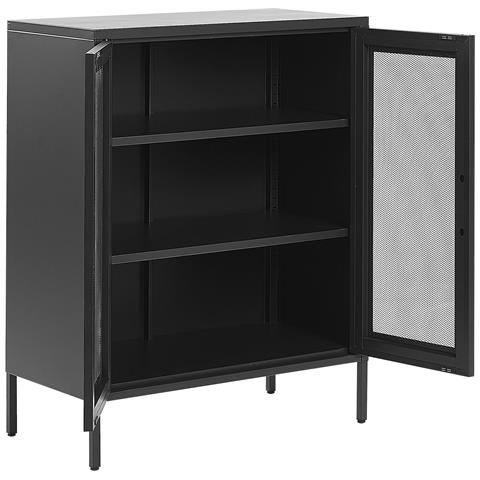 Credenza In Acciaio Cromato Nero Wakatipu - Foto 16