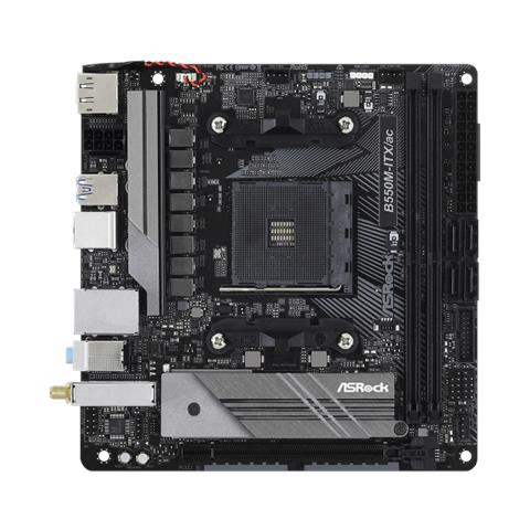 Motherboard ASROCK B550M-ITX / AC - Mini-ITX - Socket AMD AM4 - USB 3.2 - Foto 2