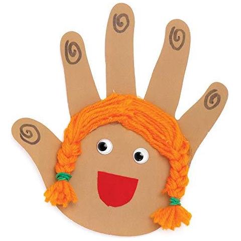 Aw759 Tono Della Pelle A Mano Ritagli Perfetto Per I Bambini Per Progettare E Decorare Ideale Per Casa Scuola Lavoro Mestiere Del Gruppo Progetti E Pi (confezione Da 56) Assortiti - Foto 4