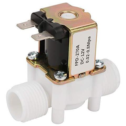 12 Valvola Di Plastica Dellacqua 12v Elettrico Solenoide Per Lerogatore Aria Acqua Olio - Foto 1