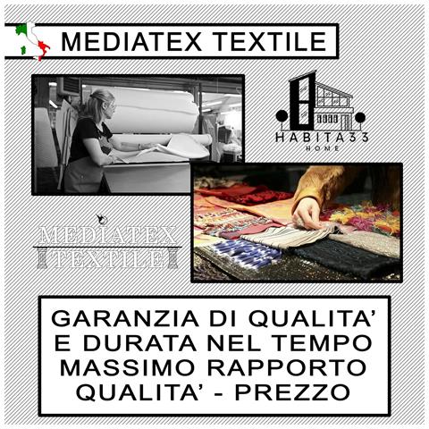 Tessuto Loneta Al Metro – Larghezza 280 Cm, Ideale Per Arredamento, Abbigliamento, Tende E Diy – Elegante, Morbido E Facile Da Lavorare (fasciato-1-blu) - Foto 7