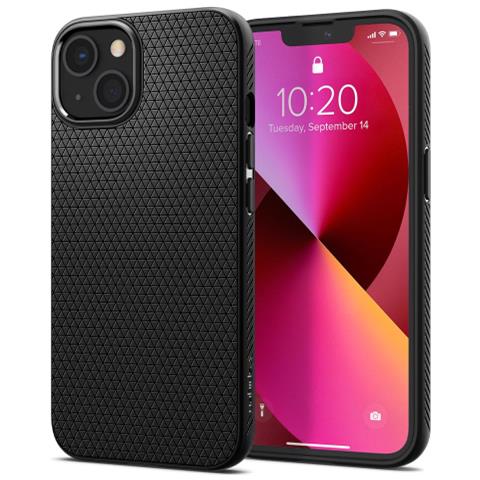 Custodia Per Iphone 13 E 13 Pro Liquid Air Nera 6.1"" - Foto 1