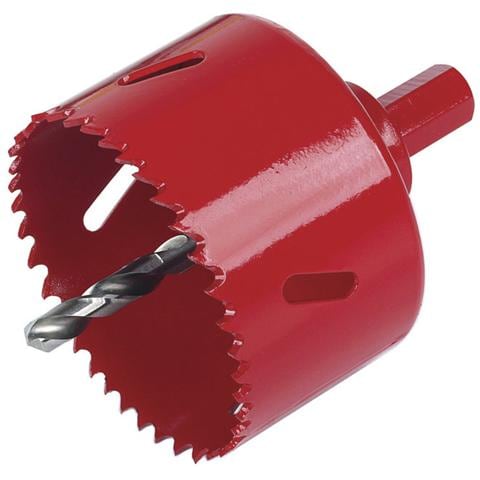 5492000, Singolo, Cordless screwdriver, Non-ferrous metal, Cartongesso, Plastica, Legno compensato, Legno, Rosso, Bimetal, High-speed steel (HSS)  - Foto 1