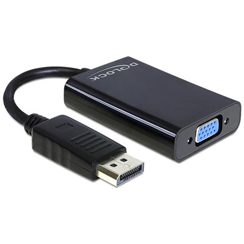 65439 DisplayPort VGA + 3.5mm + USB micro-B Nero cavo di interfaccia e adattatore - Foto 1