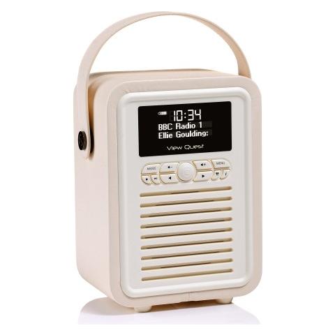Retro Mini, 3,5 mm, AA, Portatile, LCD, Digitale, DAB, DAB+, FM - Foto 1